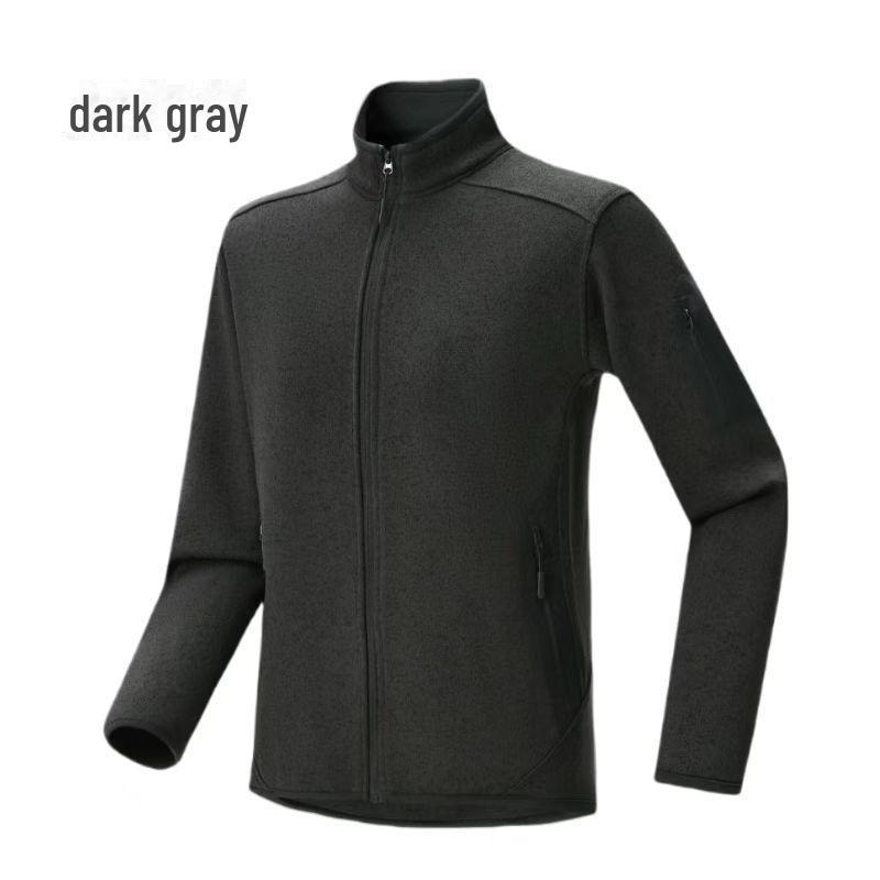 Bird Covert Stand Collar Fleece Jacket - Outdoor Sports & Leisure Wear