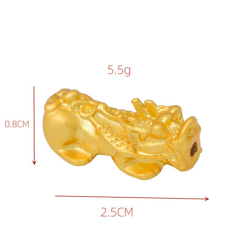 

Вьетнамский пескоструйный цельный пиксю, браслет ручной работы из бусин