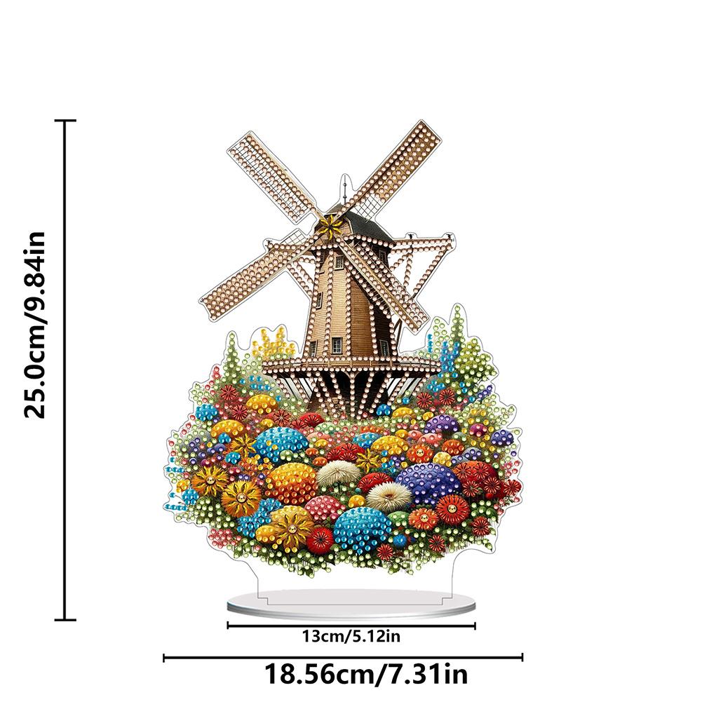 Cross Fairy Special Shaped Diamond Painting Tabletop Ornaments Kit Table Top Diamond Painting Ornament Kits for Adults Beginner