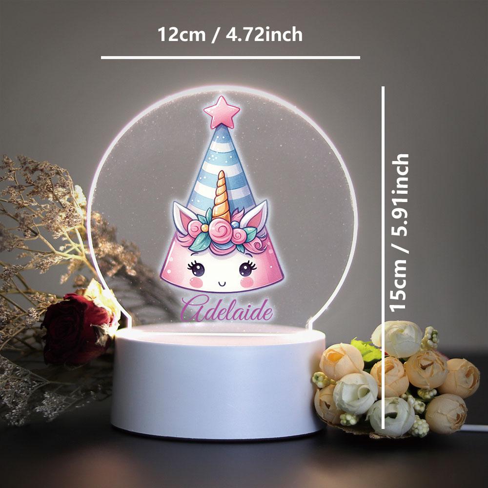Cute Personalize Custom Unicorn Usb Atmosphere Table Lamp Usb Atmosphere Desk Lamp Usb Atmosphere Table Lamp