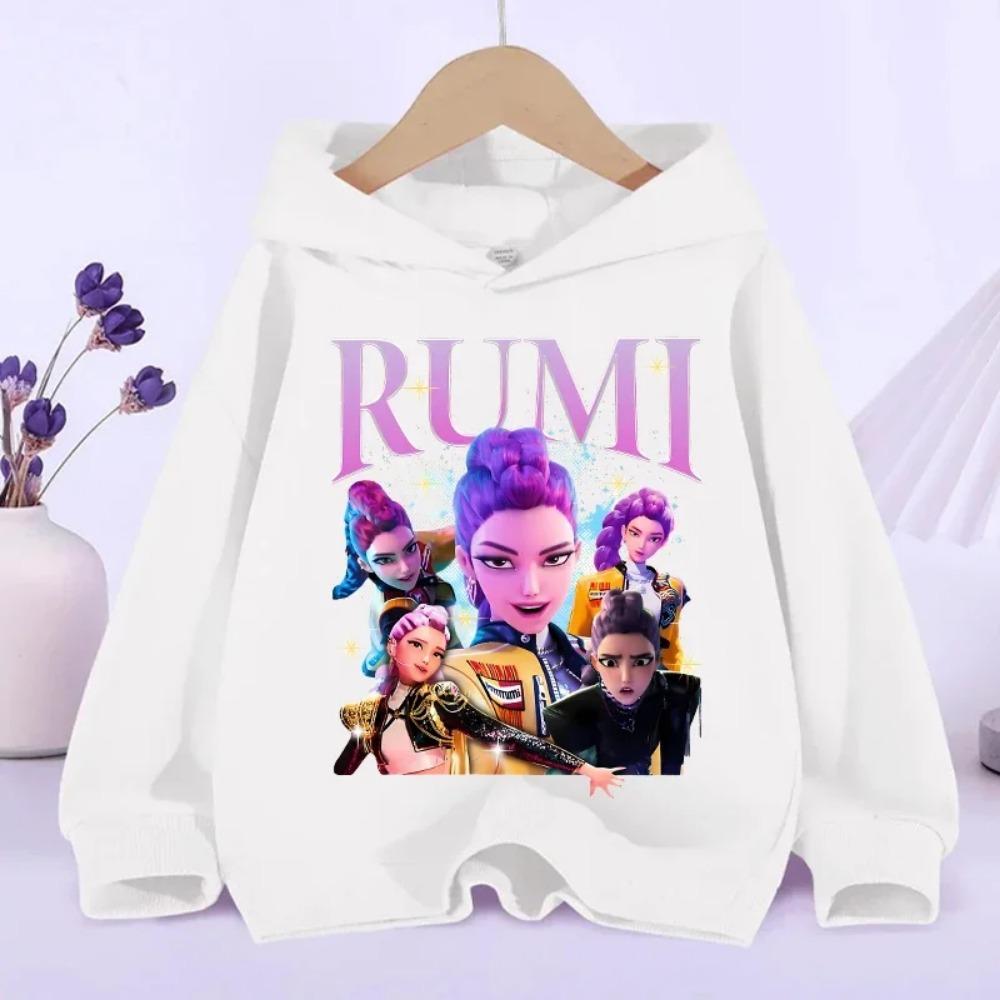 KPop Devil Hunter Hoodie Children's Clothing Princess Girls' Clothing Fashion Boys' Clothing Spring and Autumn Sports Shirt Children's Top