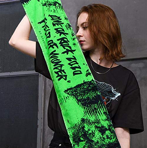 ONE OK ROCK Official Merchandise 2020 "Field of Wonder" Live Streaming Muffler Towel GREEN