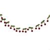 62KD Versatile Cherry Felt Balls String Craft Supply Create Magical Atmospheres