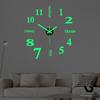 Creative Night Glow Acrylic Wall Sticker Clock for Living Room