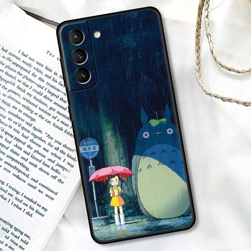 

Чехол-накладка Totoro Miyazaki Anime для Samsung Galaxy S21 S22 S20 S 21 Ultra FE Plus S7 S8 S9 Plus, чехлы Fundas Cute Studio Ghibli Samsung S9 Plus