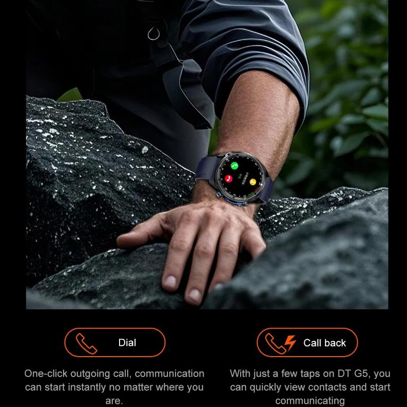 New Military Grade Men Offline  Map Smart Watch 4GB Memory 1000mAh Battery Precise GPS 10ATM Waterproof BT Call Man Outdoor Sports Smartwatch