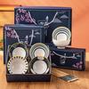 Yuzhuxun Light Luxury Ceramic Bowl and Chopstick Gift Set