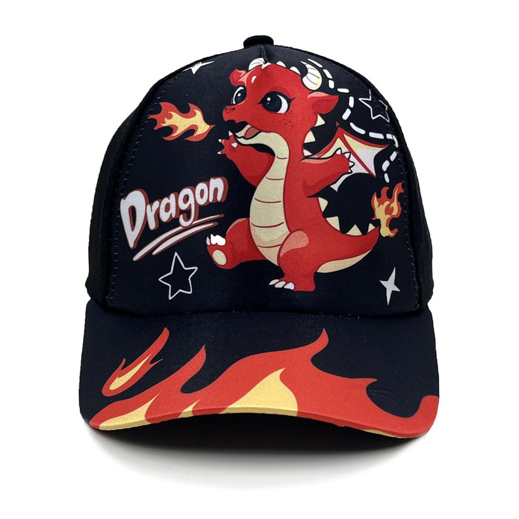 Dinosaur Cartoon Kids Baseball Cap With Sun Protection For Summer Play And Outdoor Activities