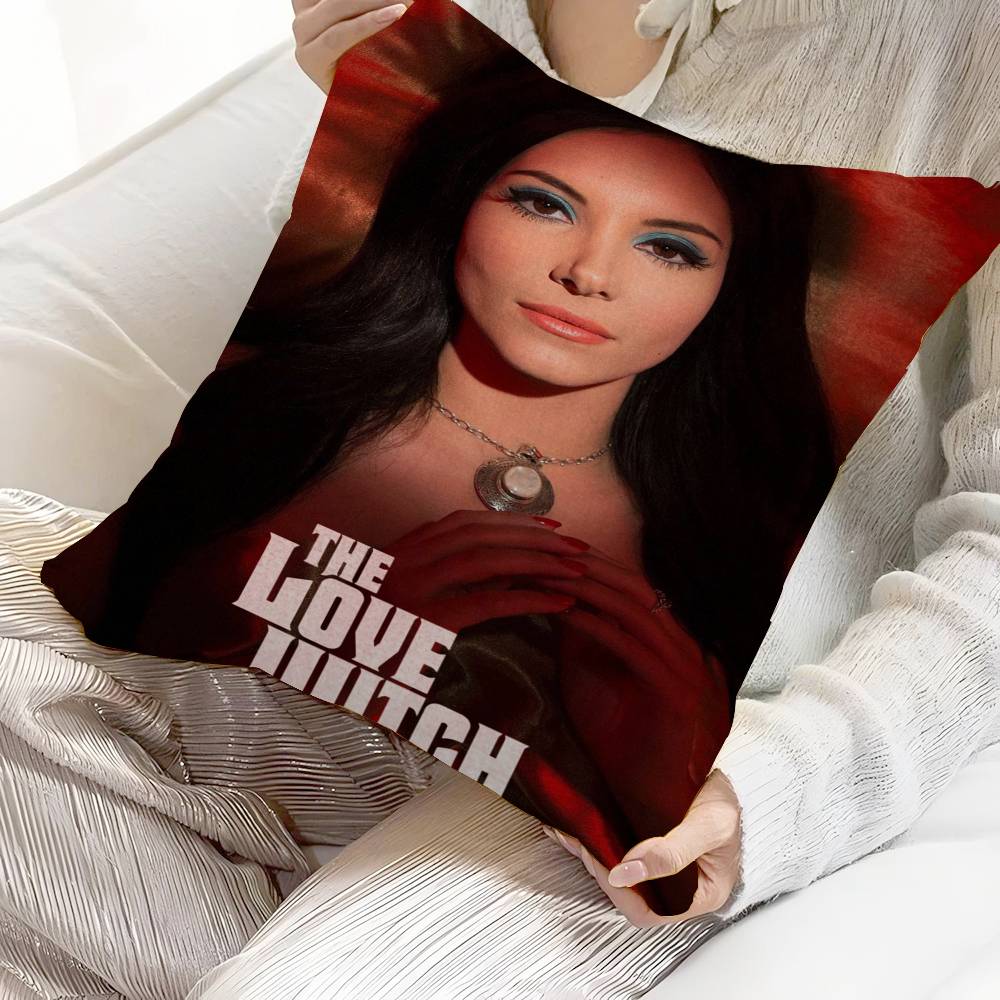 

Movie The Love Witch Pillow Covers Cartoon Sofa Decorative Home Doublesided Printing Short Plush Cute Cushion Cover 30x30 cm