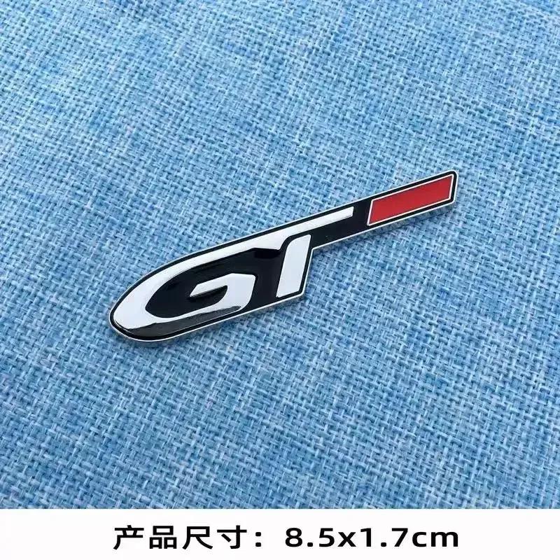 AHU1 3D Metal Car GTLINE Badge Trunk Fender Badge Sticker for Kia Sportage Ceed Picanto Rio ProCeed Niro 5 3 4 K7 K5 K8 K3 Ray K9