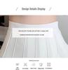 High-Waist A-Line Mesh Pleated Skirt: Women's Summer/Spring 2024 Short Skirt Pants