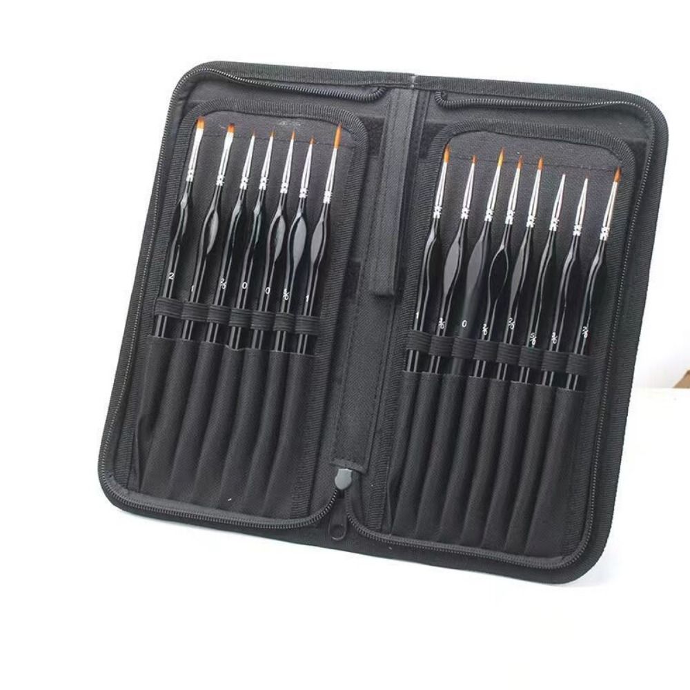 Portable Paint Brush Holder Foldable Brush Carrying Case Brushes Storage Case  Art Storage Case