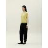 Anggae Layered Two Tone Sweatshirt Lemon