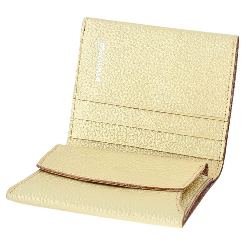 

[JPSpiritus] pneuma ZenMinimal wallet men s bi-fold Thin genuine leather mini wallet compact small wallet Holds 6 cards thin leather With coin purse