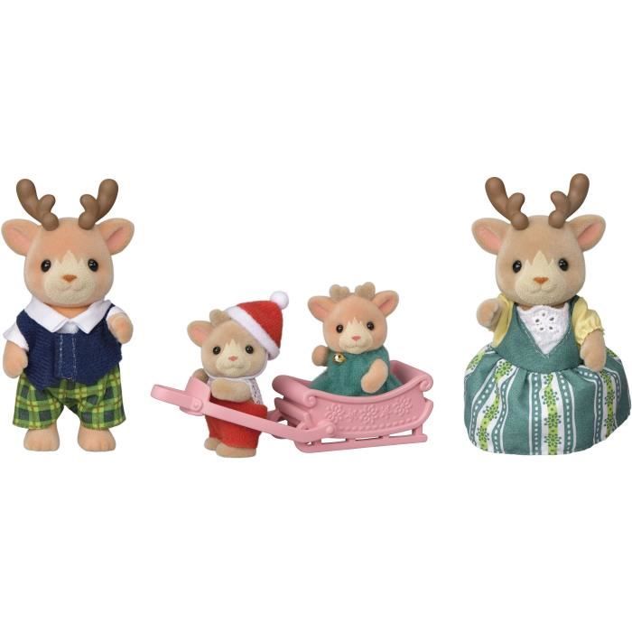 Poupée - SYLVANIAN FAMILIES - La Famille Renne - Blanc - Mixte - 5692