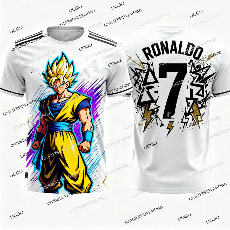 2026 Nowości Dragon Ball Z Goku/Vegeta Edycja Specjalna Koszulka Piłkarska Ronaldo Nr 7 Koszulka Piłkarska Specjalna Koszulka dla Fanów Zestaw