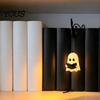 Soft Glow Reading Light Ghost Bookshelf Light, Decorative Library Lantern, Vintage Fantasy Book Nook Lamp, Magic Bookworm Gift Lamp for Bookworms,