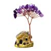 Creative Natural Crystal Tree Copper Wire Crystal Decorative Trees Fortune Tree Figurine  Desktop