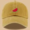pc Watermelon Print Baseball Cap  Adjustable Breathable  Comfortable Sun Trucker Hat for Unisex  Women  Perfect for Holidays