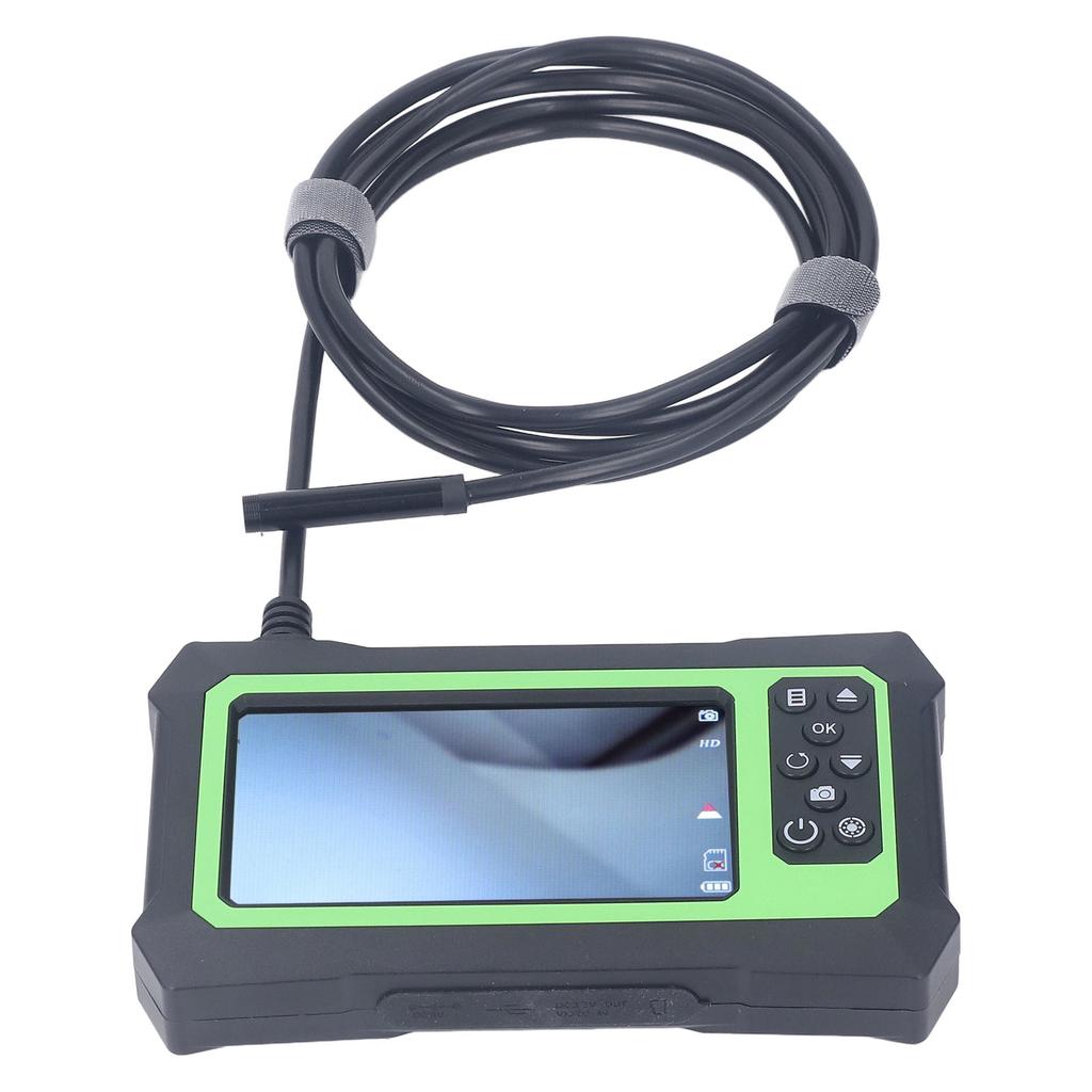 Endoscope Camera IP67 Waterproof 4.3in 8mm Lens 1080P Bending Borescope for Maintenance 2m   6.56ft
