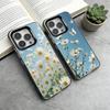 Little Daisy Phone Case For iPhone 17,16,15,14,13,12,11 Plus,Pro Max,XS,Colorful Silver Phone Case Funda Cover