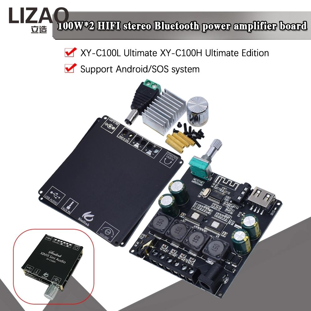 LIZAO TPA3116 Bluetooth 5.0 HIFI Digital Amplifier Board 100W×2 Stereo Audio Amp ZK-1002 Home Theater