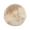 Flauschiger Teppich Wohnzimmer/Plüschteppich Anti-Rutsch Kreis Rund/Fußmatte