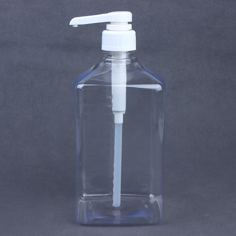 With Hydraulic Pump Nozzle Head Kitchen Honey Jar Container Home 1600Ml Liquid Dispenser With Scale Coffee Syrup Bee Drip Bottle