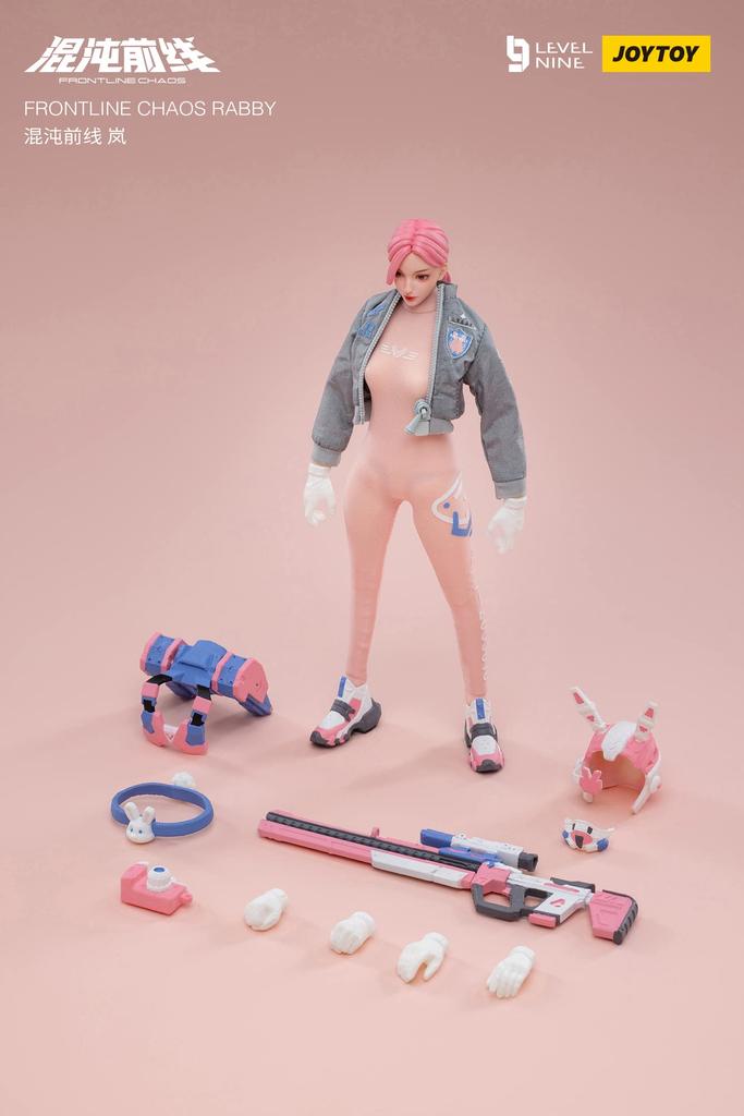 JOYTOY Kyukyusha Frontline Chaos RABBY Scale PVC ABS Painted Movable Figure JT3570 1/12 &