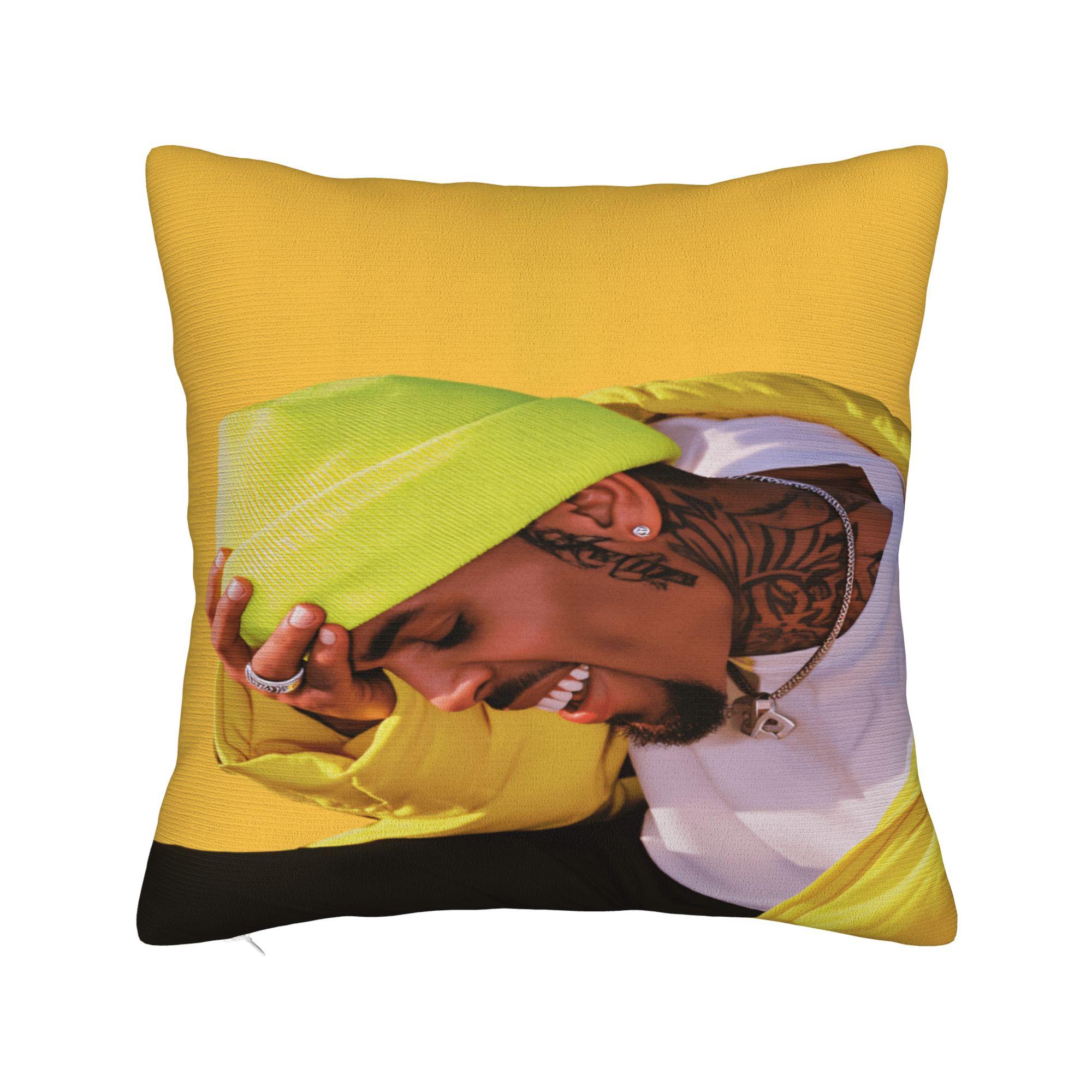 

Pillow Cover B-Brown Breezy Bowl XX Funny Pillow Case For Sofa Home Decoration Pillowcases 12x12Inch