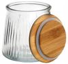 Glass Jar for Loose Products with Bamboo Lid and Seal