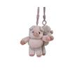 Shake Feature Plush Keychain Wiggly Design Stuffed Keychain Charming Plush Keyring  Bag Decoration