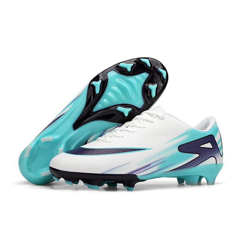 Football shoes low-top men's and women's FG spikes student competition adult-made spikes lawn training shoes one piece 2025