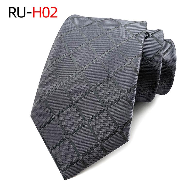 Men s Retro Plaid Tie - Brown, Khaki, Coffee, Red Stripes - Business Casual & Wedding