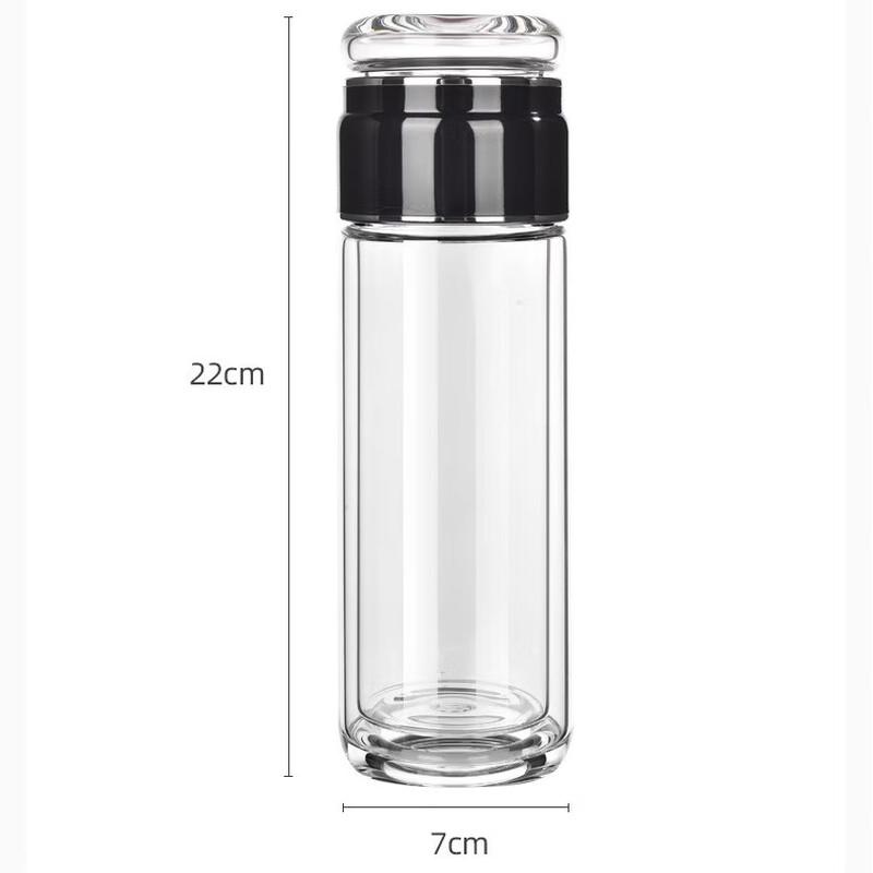Shangqi Double Wall Glass Tea Infuser Cup