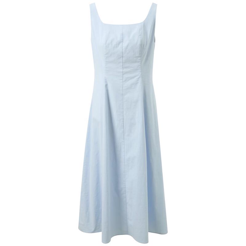 SanCai French Square Neck A-Line Maxi Dress