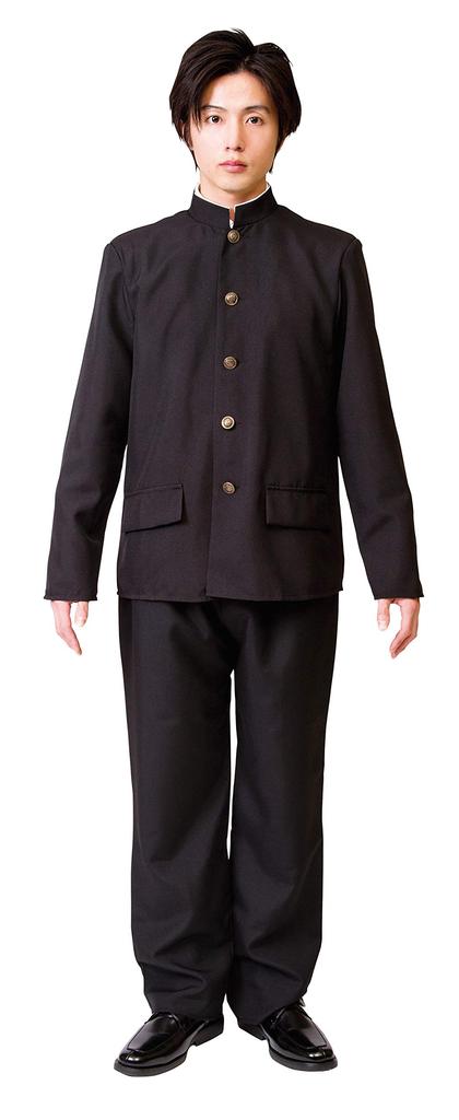 Clearstone PÁNSKÝ Cosplay Halloween Školní Gakuran Gakuran Unisex M Černá