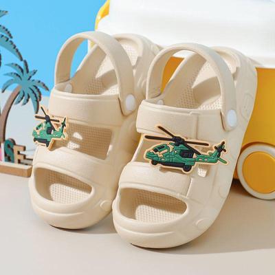 Militärstil EVA-Hausschuhe für Kinder: Sommer Anti-Rutsch, Anti-Kollisions Indoor Sandalen für Jungen für Badezimmer und Dusche.