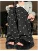 Bowknot High Waist Fleece-Lined Wide Leg Pants for Women, Spring 2025 Collection