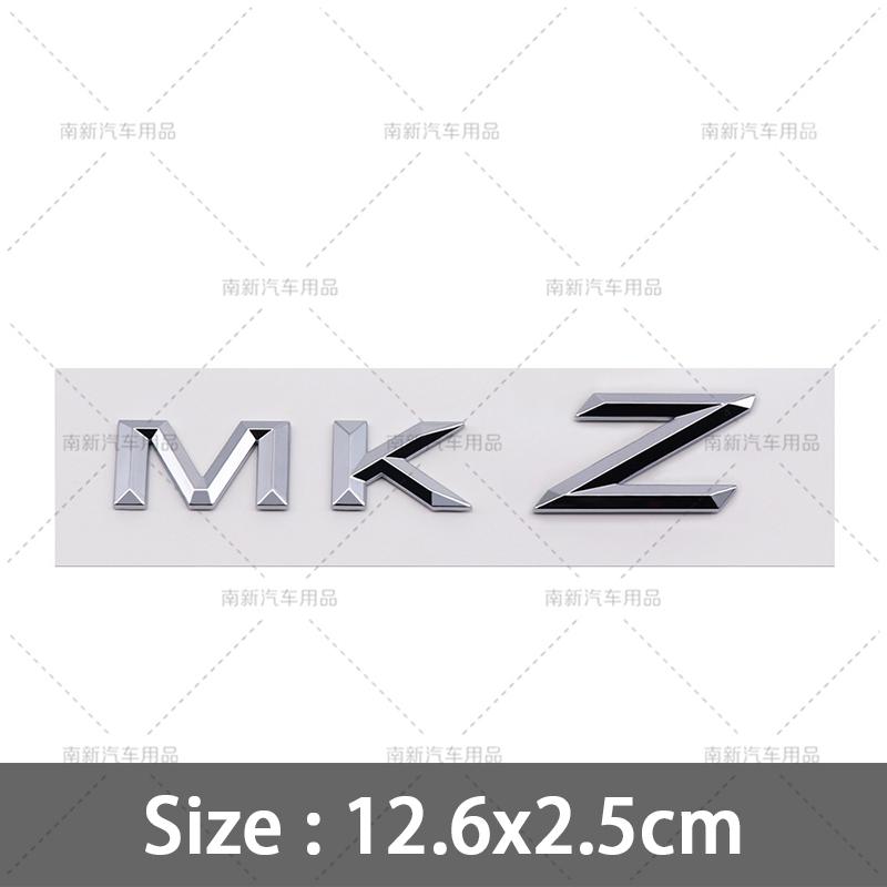 3D ABS 2.0H 3.0H Letter Stickers 2.0T 3.0T 2.3T 2.7T MKZ MKC MKX Embelm Badge Car Logo Rear Trunk Decal Auto Body Sticker