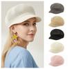 Einfarbige Damen Baseballkappe Dünne Achteckige Kappe Modische Gras-Beanie-Kappe Sommer