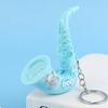 Keychain Pendant Mini Portable Musical Keychain Playable Vocal Sound Macaron Color Saxophone Shape Key Holder Stress-Relief Gift Accessories