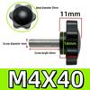 Adjustable Plum Blossom Plastic Head Star Handle Screw Bolt
