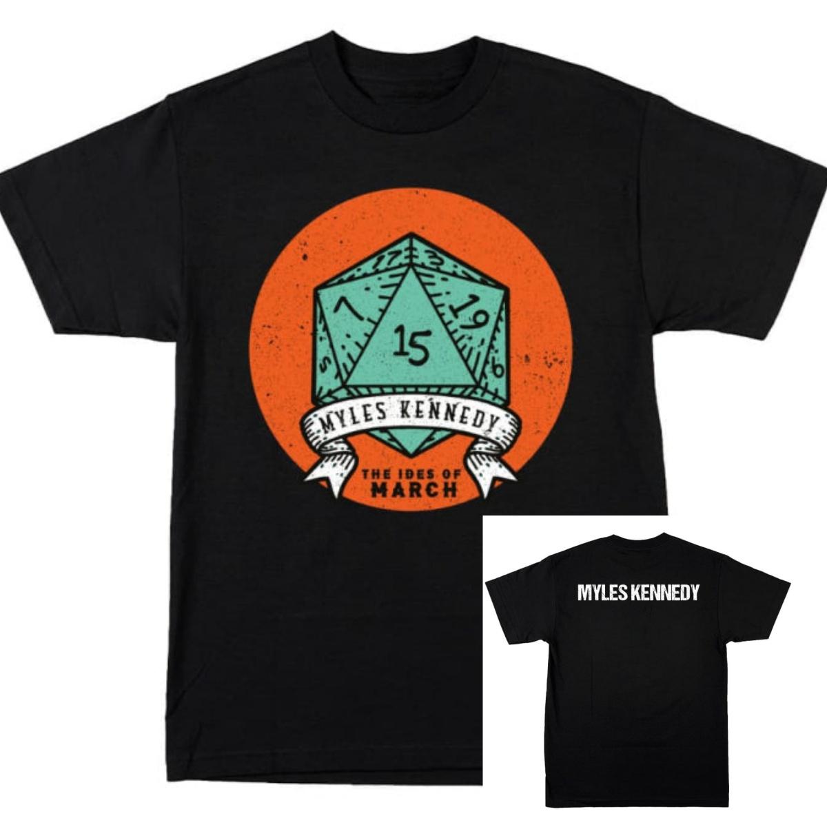 Myles Kennedy The Ides of March Band T-Shirt 100% Cotton Graphic Tee Men Women Summer Streetwear Top S