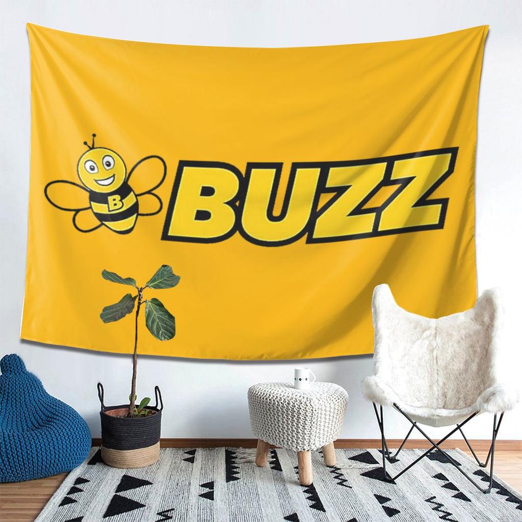 Buzz Airline Ryanair Gruppe Wandteppich Dekor Kunst Ästhetische Wandteppiche für Wohnzimmer Schlafzimmer Haus Wandtuch Wandbehang