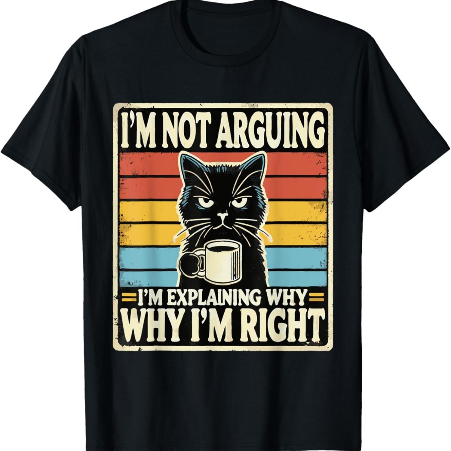 Funny Cat Memes Cat Lover T-Shirt S чёрный