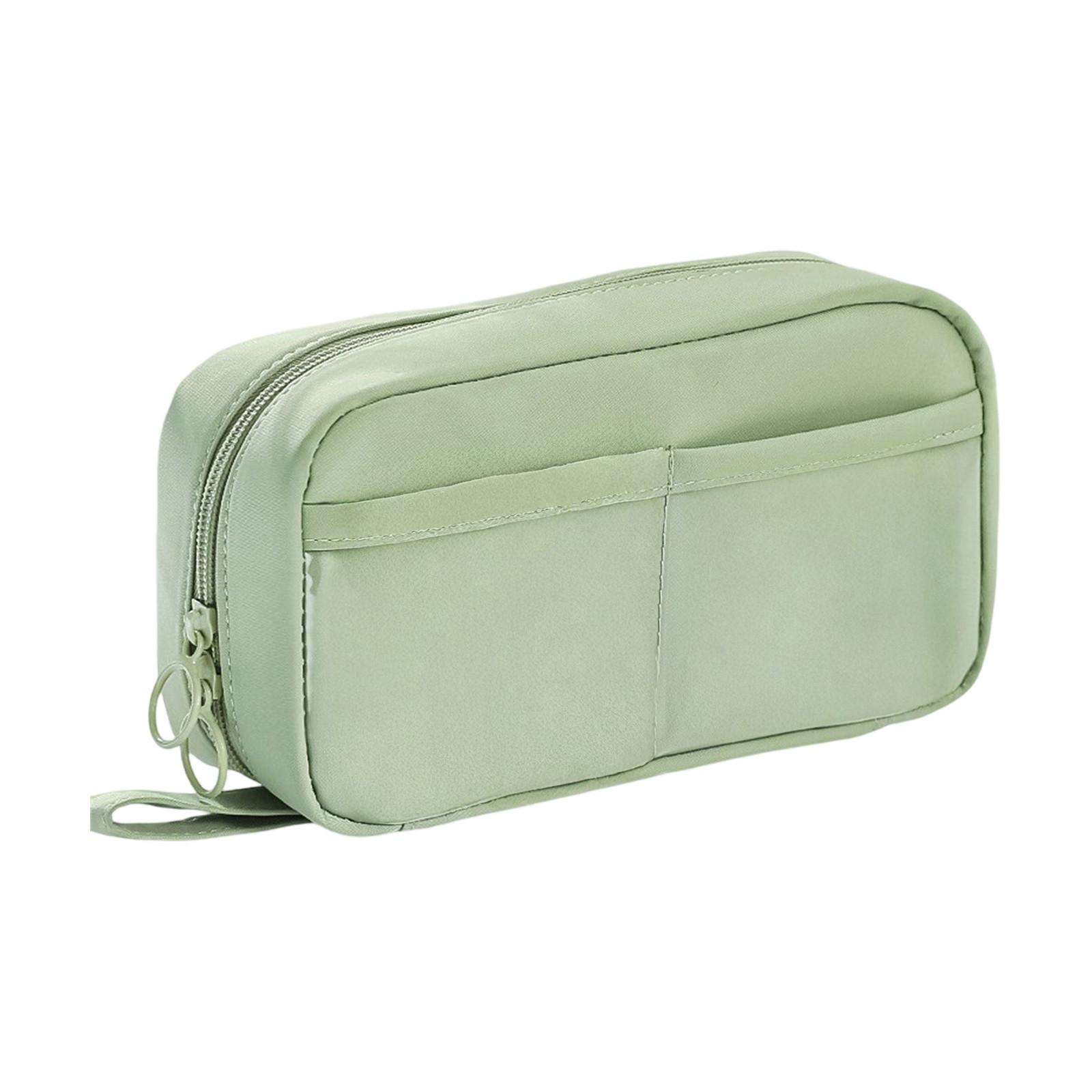 

Прозрачный пенал большой вместимости и грязеотталкивающий пенал с высоким внешним видом One Size зелёный