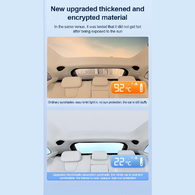 Für Zeekr 7X CX1E 2024 2025 2026 Auto Schiebedach Sonnenschutz ulation Elektrostatische Adsorption Outdoor Sonnenschutz Schattierung Zubehör