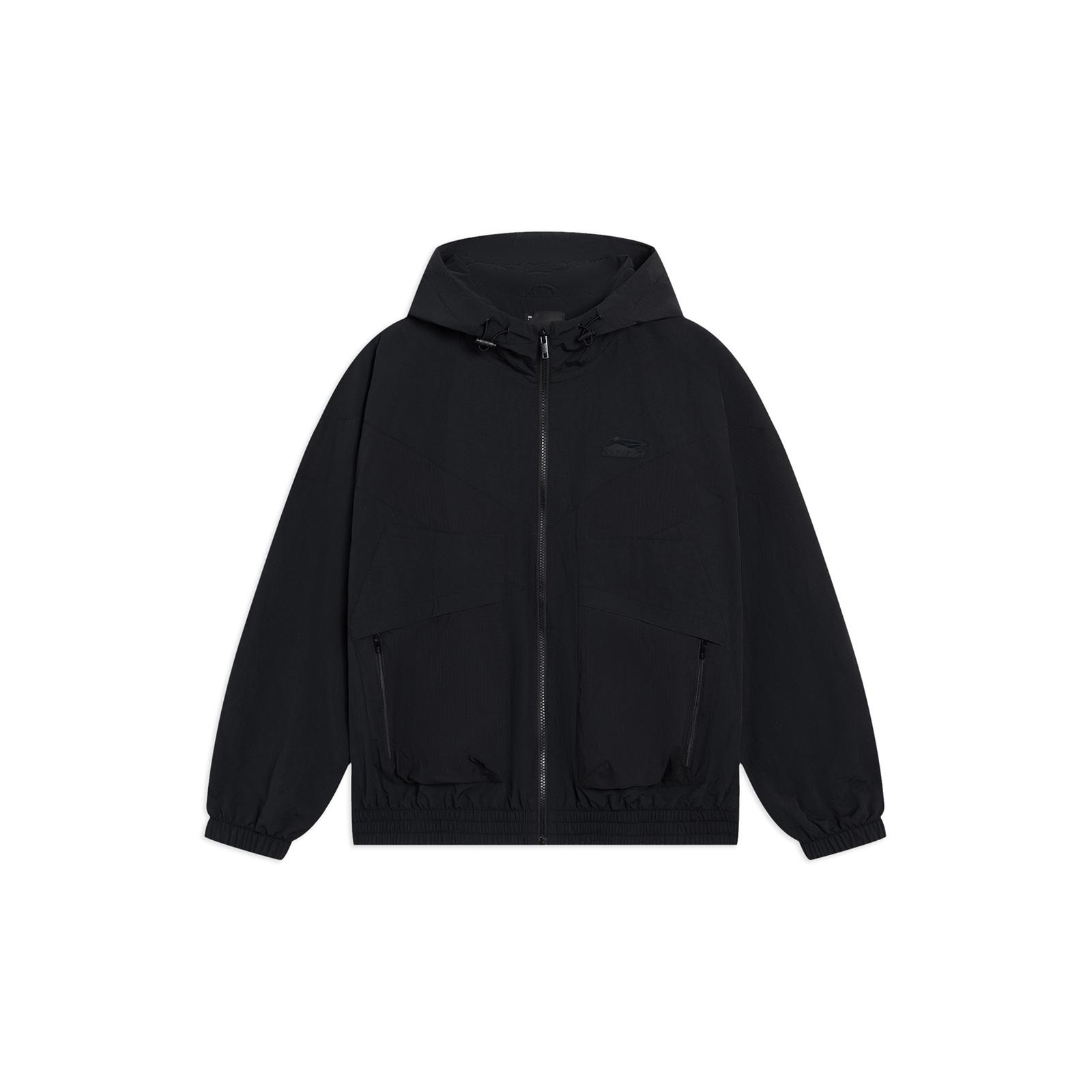 Li-Ning Classic Warm Logo Print Jacket  Black  Men s AJDT039-6 XXXL