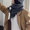Highly Recommended! Korean Dongdaemun Knitted Wool-Blend Scarf - Winter Solid Color Korean Style Neckwear